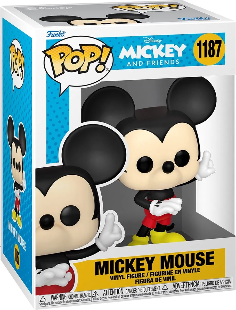 Funko Pop Disney Mickey Mouse #1187 - 9,5 cm - Multi
