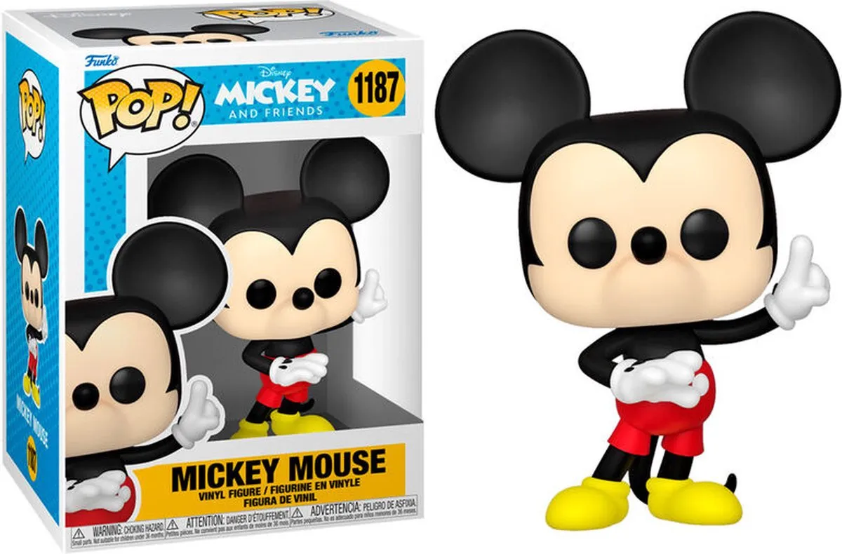 Funko Pop Disney Mickey Mouse #1187 - 9,5 cm - Multi