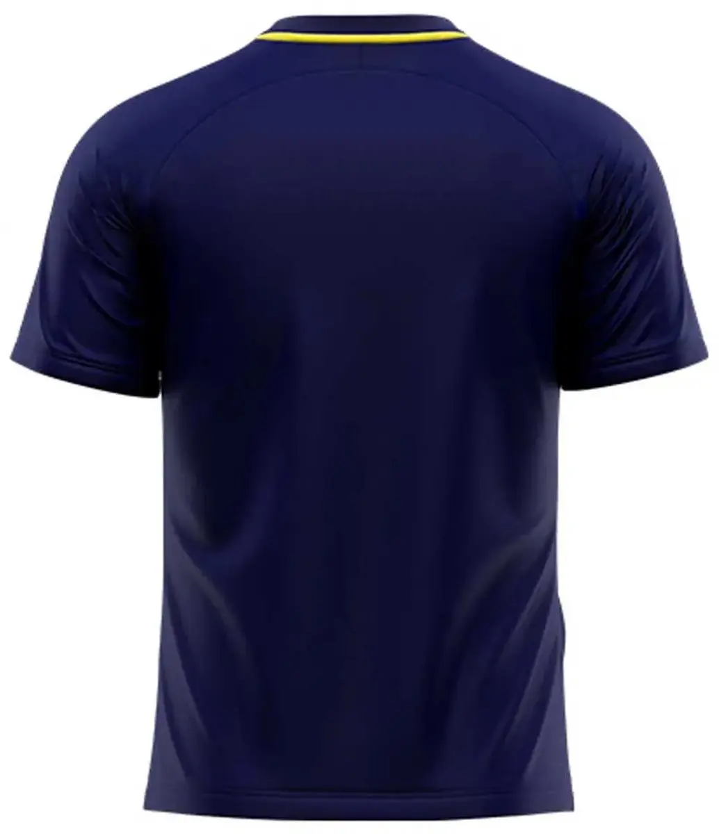 Givova Art T-shirt - Geel/Blauw XS
