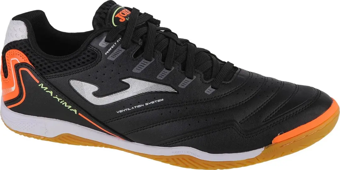 Joma Sport Maxima 2301 Indoor Voetbalschoenen - 44 - Oranje/Zwart