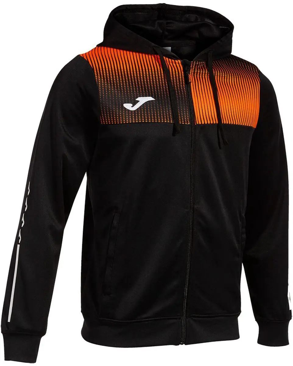 Joma Eco Supernova Sweatshirt Met Rits Zwart 4-5 Years Jongens