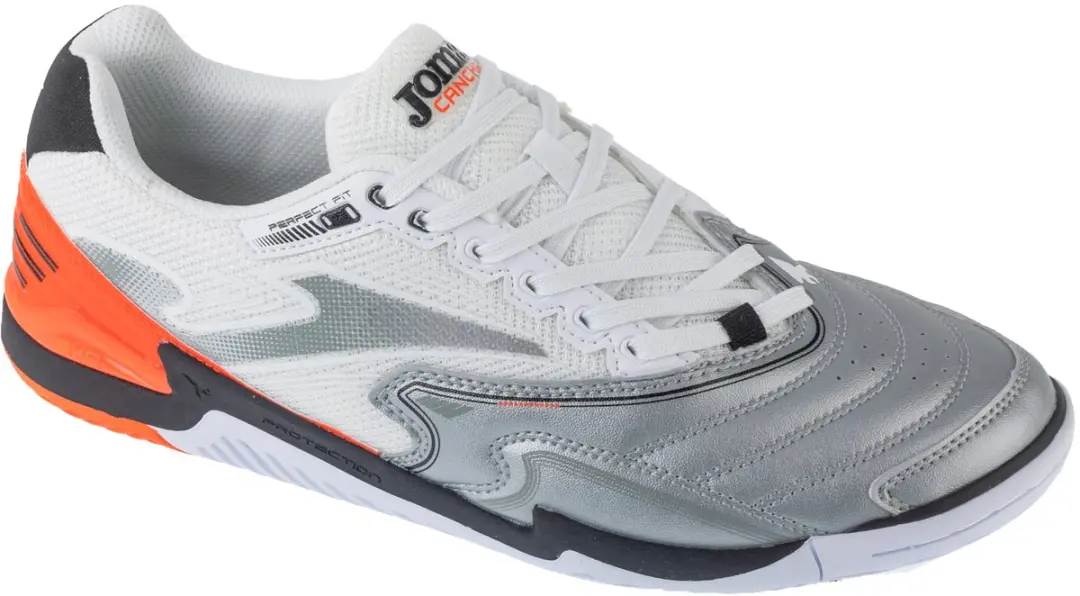Joma Cancha 25 CANW IN, Mannen, Zilver, Indoorschoenen, maat: 43