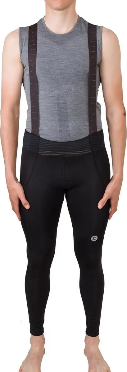 AGU Switch Bibtight Essential Heren Fietsbroek - L - Zwart