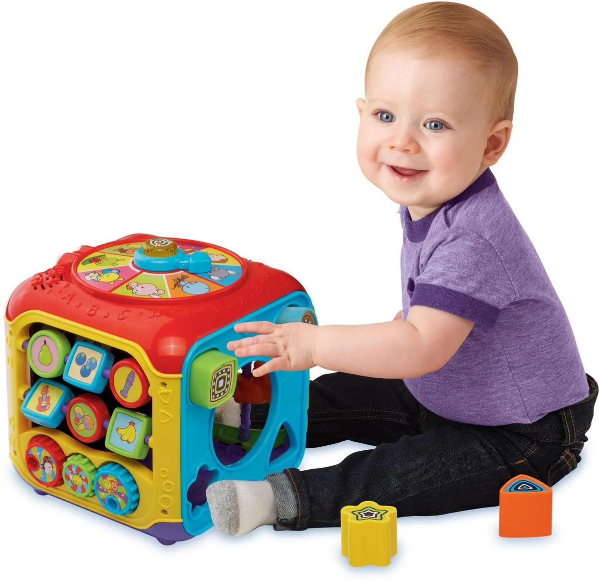 VTech Baby Activiteiten Kubus - Educatief Speelgoed 9-36 Maanden - Multikleuren - afbeelding 6 van 6