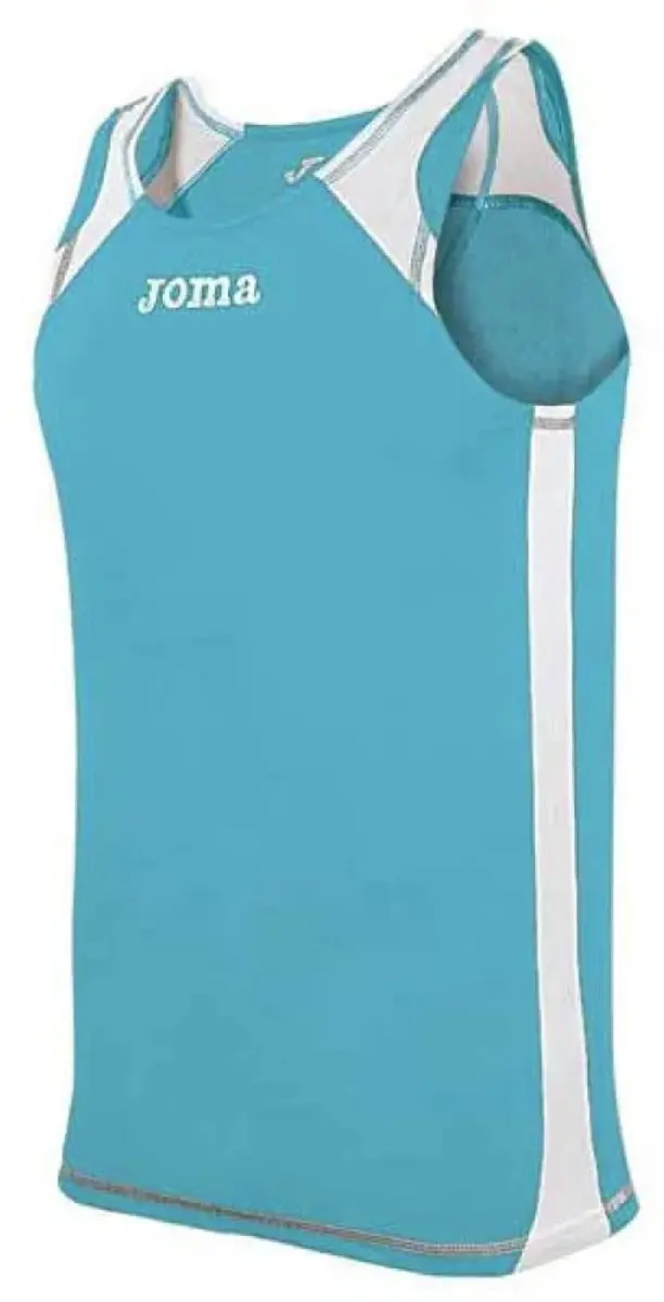 Joma Record Mouwloos T-shirt Blauw 10-12 Years Jongen