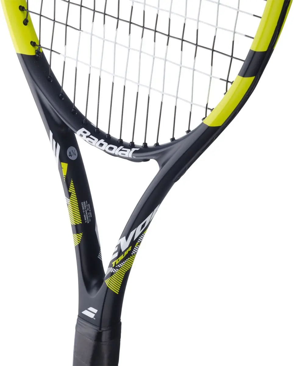 Babolat Evoke Tour Tennisracket L3 - Zwart/Geel - afbeelding 3 van 6