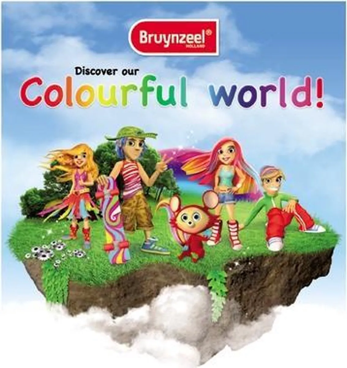 Bruynzeel Inspiring Young 6 Glitterstiften - Assorti
