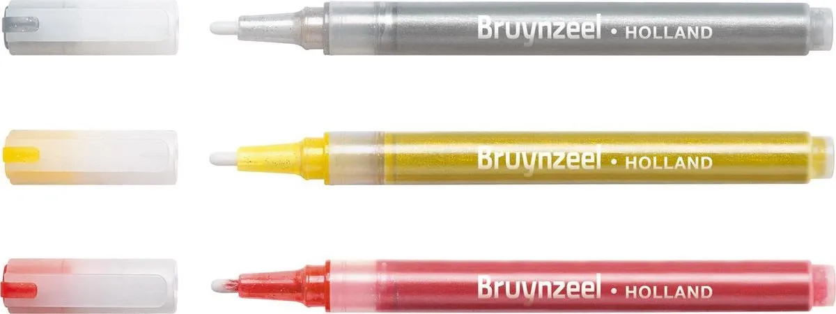 Bruynzeel Inspiring Young 6 Glitterstiften - Assorti