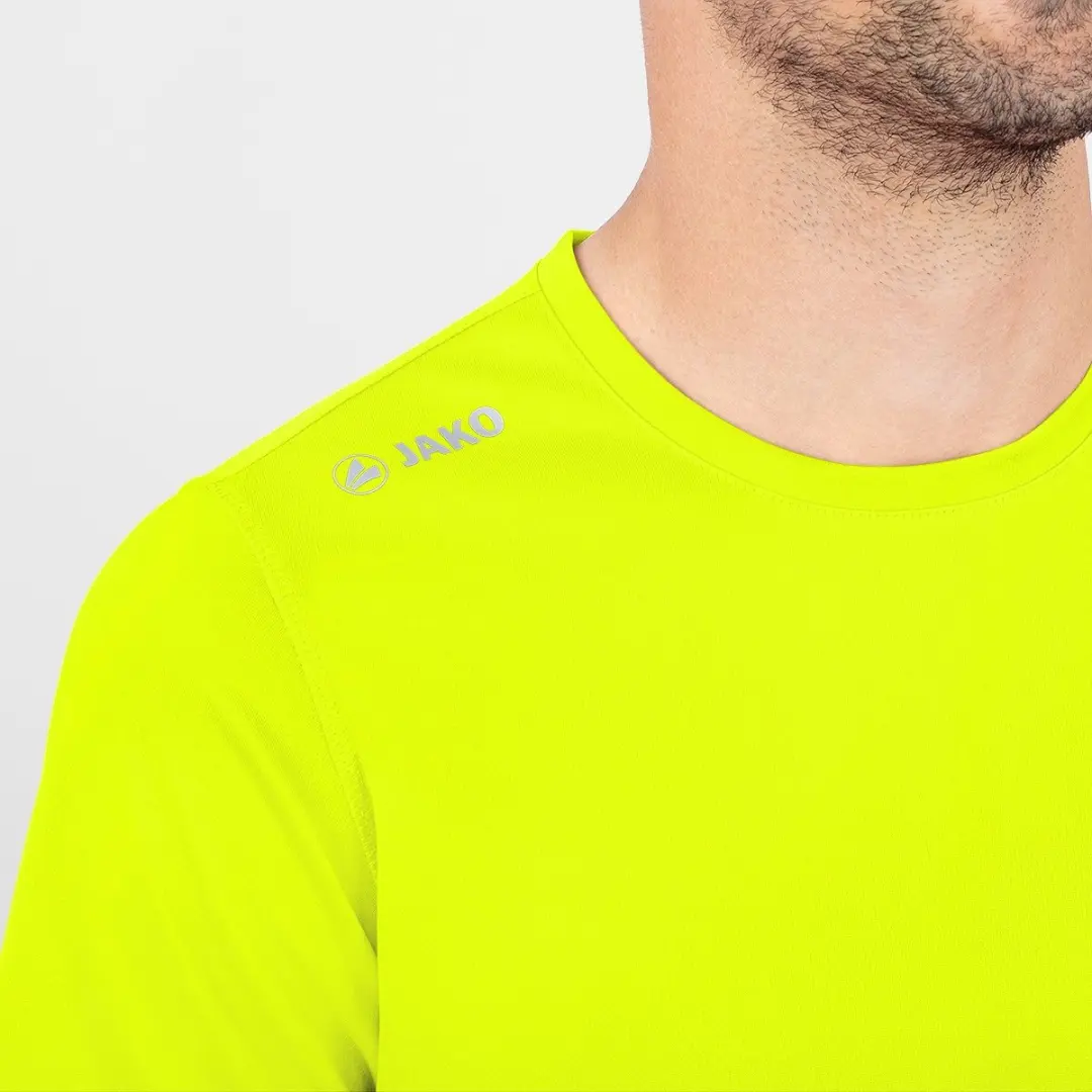 Jako Run 2.0 T-shirt Heren - Fluogeel - Maat S