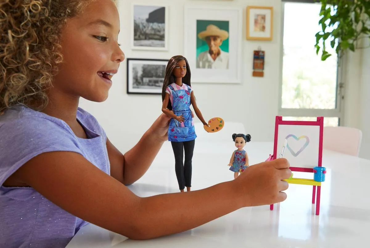 Barbie Kunstlerares en Speelset GJM30 - Multi Color