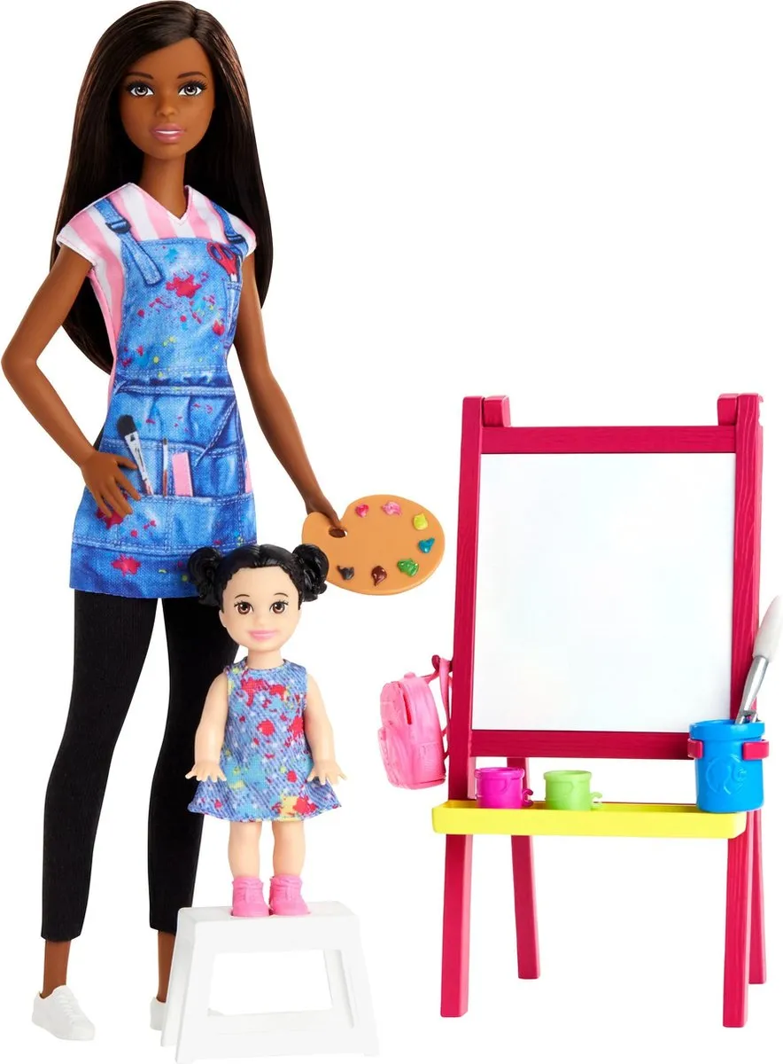 Barbie Kunstlerares en Speelset GJM30