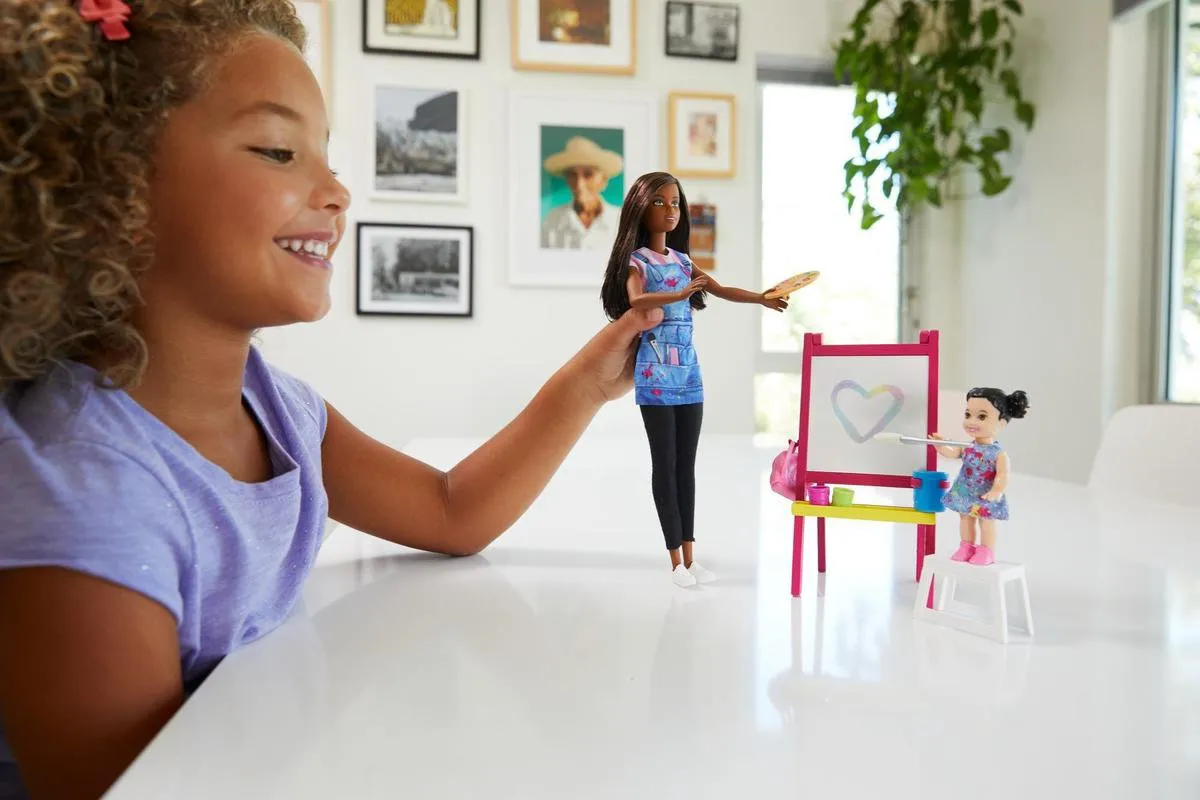 Barbie Kunstlerares en Speelset GJM30 - Multi Color