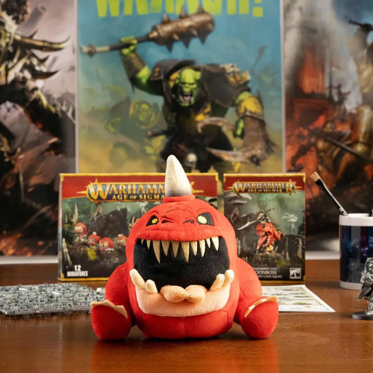 Tomy Warhammer Gnasha-Squig Knuffelfiguur 18cm - Multi