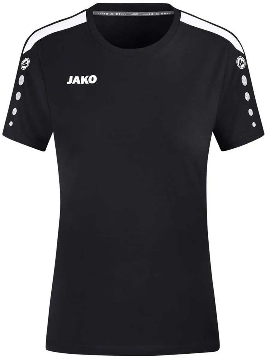 JAKO Power T-Shirt Dames 42 - Zwart