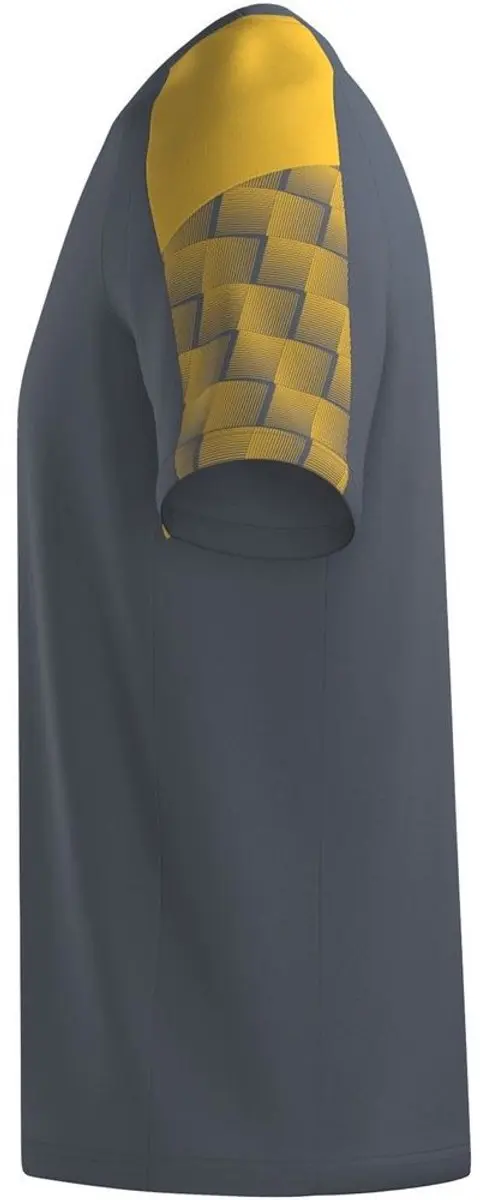 Erima Evo Star Heren T-shirt - Grijs/Geel M