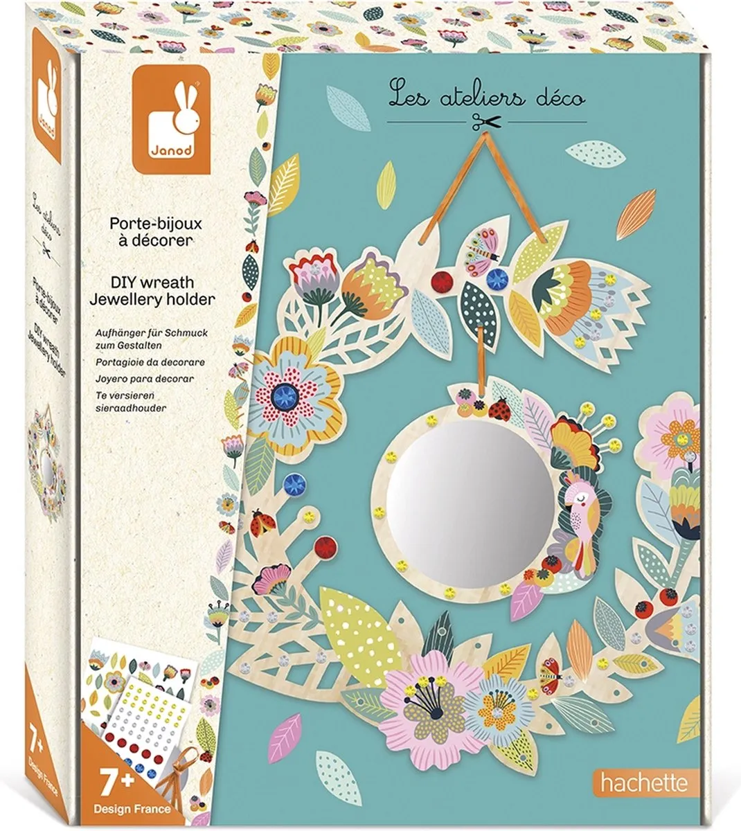 Janod Atelier Déco Krans Juwelenhouder - Multikleur