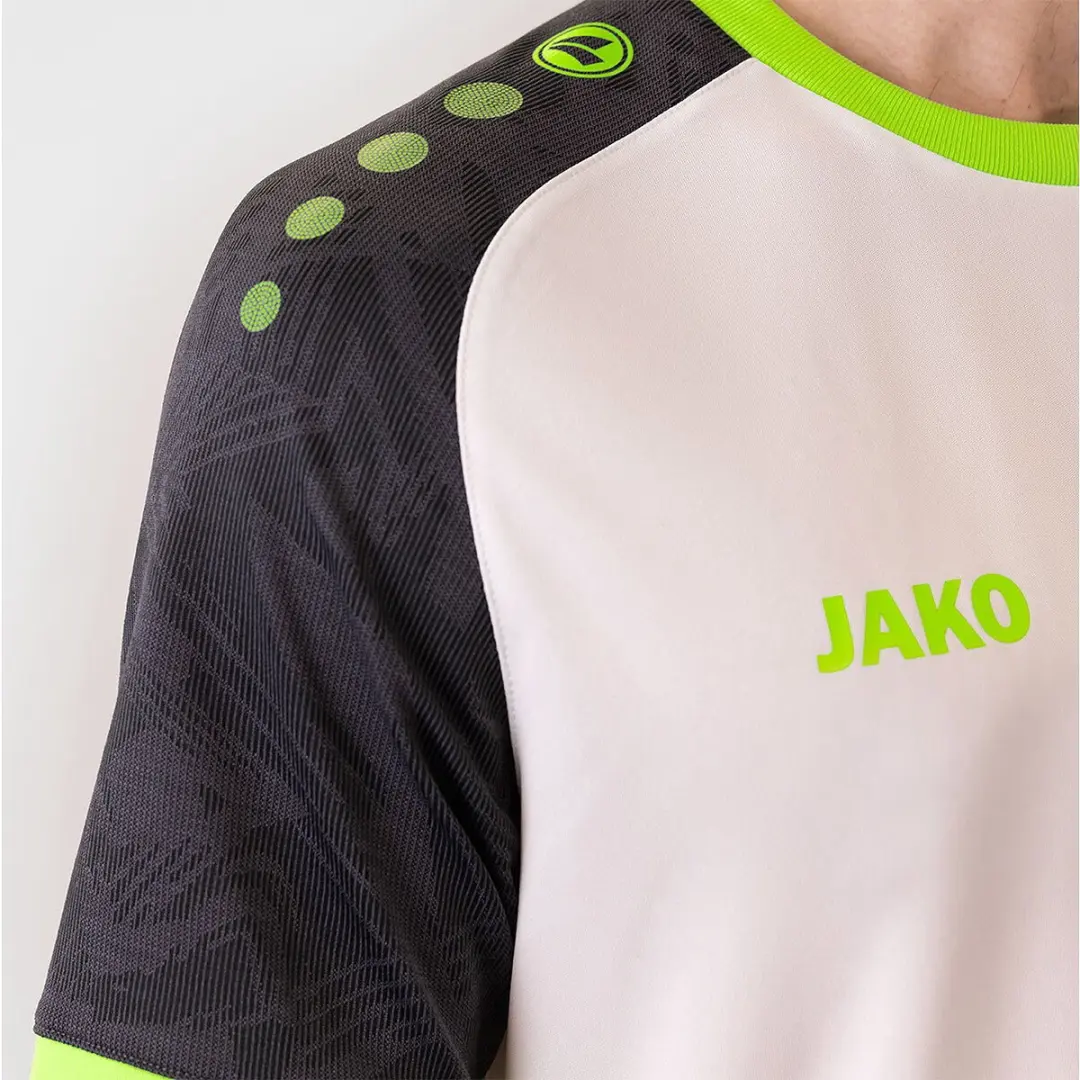 JAKO Iconic Shirt Korte Mouw Heren - Wit/XXL