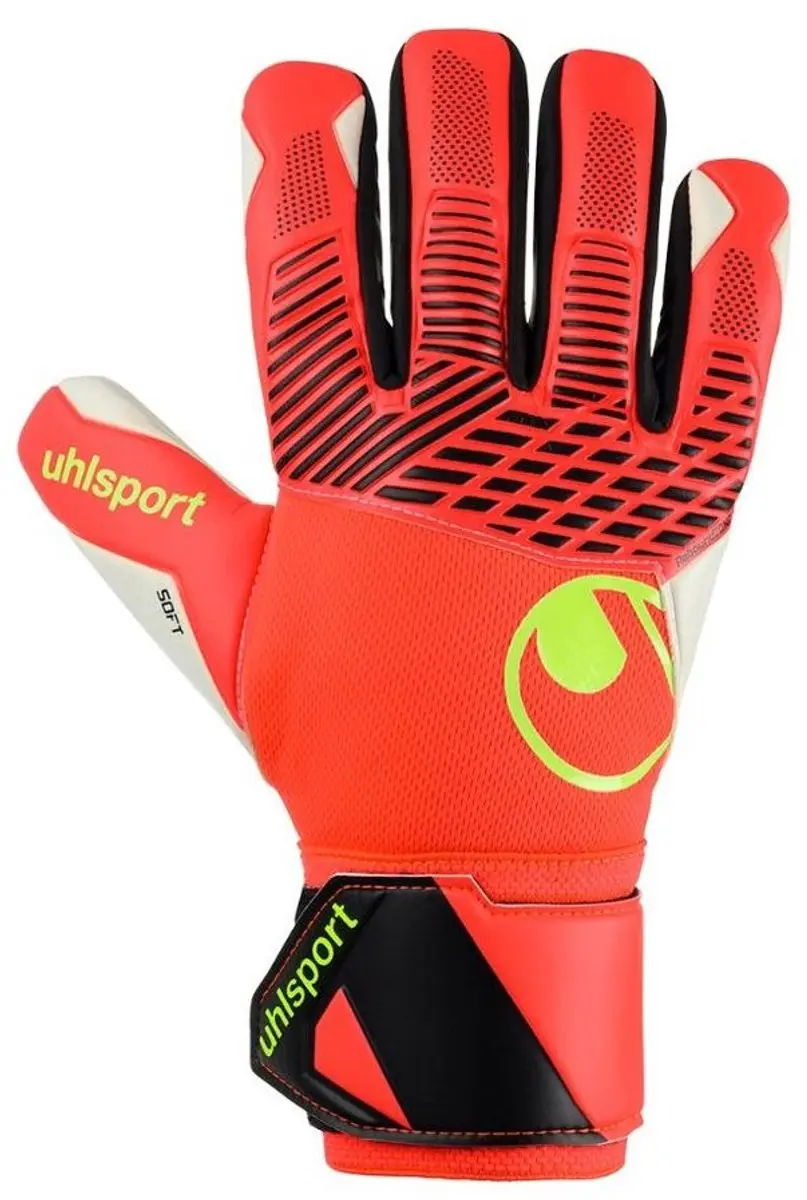 Uhlsport Fangmaschine Soft Hn Pro Keepershandschoenen Rood,Oranje 4.5