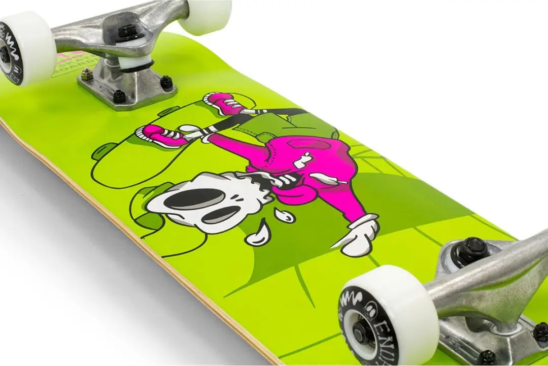 Enuff Skateboard Skully Compleet - L - Groen - afbeelding 6 van 6