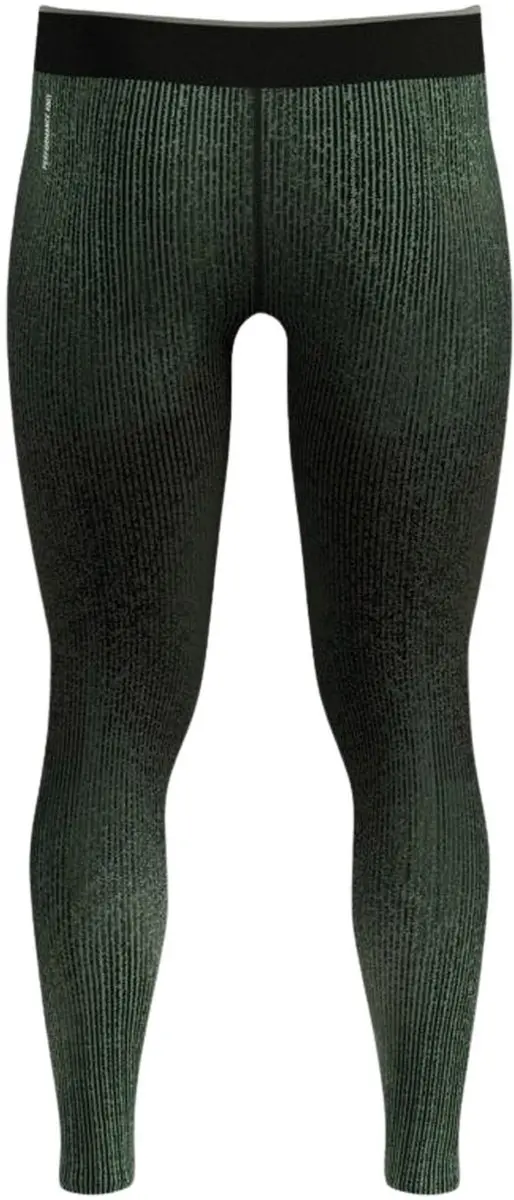 ODLO Blackcomb Eco Thermobroek Heren S - Donkergroen/Zwart - afbeelding 2 van 2