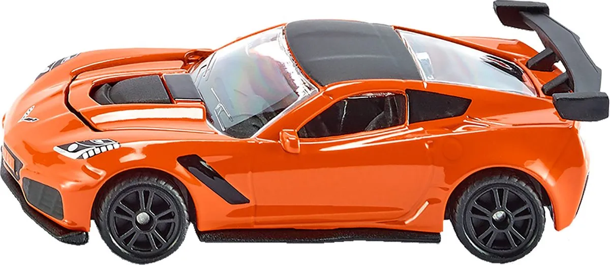 SIKU Chevrolet Corvette ZR1 8,1 cm - Oranje/Zwart