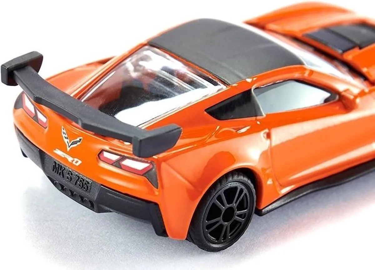 SIKU Chevrolet Corvette ZR1 8,1 cm - Oranje/Zwart