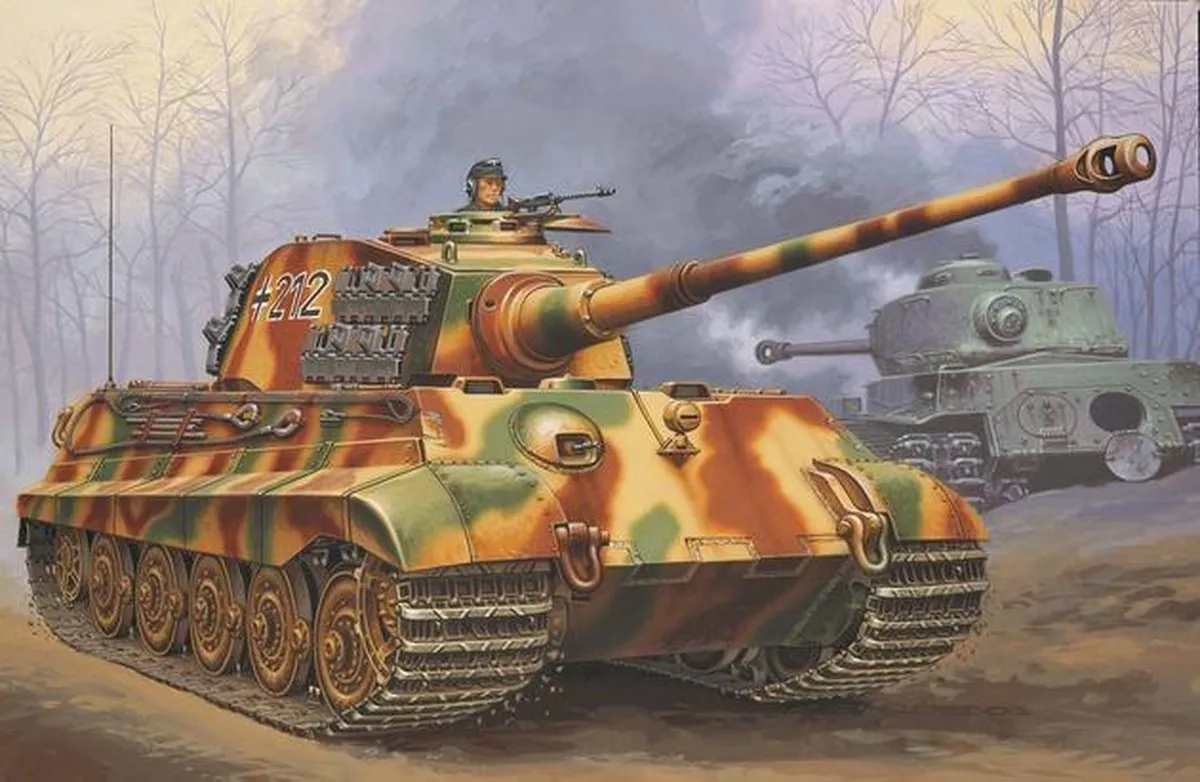 Revell 03129 Tiger II Ausf.B Tank Modelbouwpakket 1:72 - Militaire voertuigen - Multi