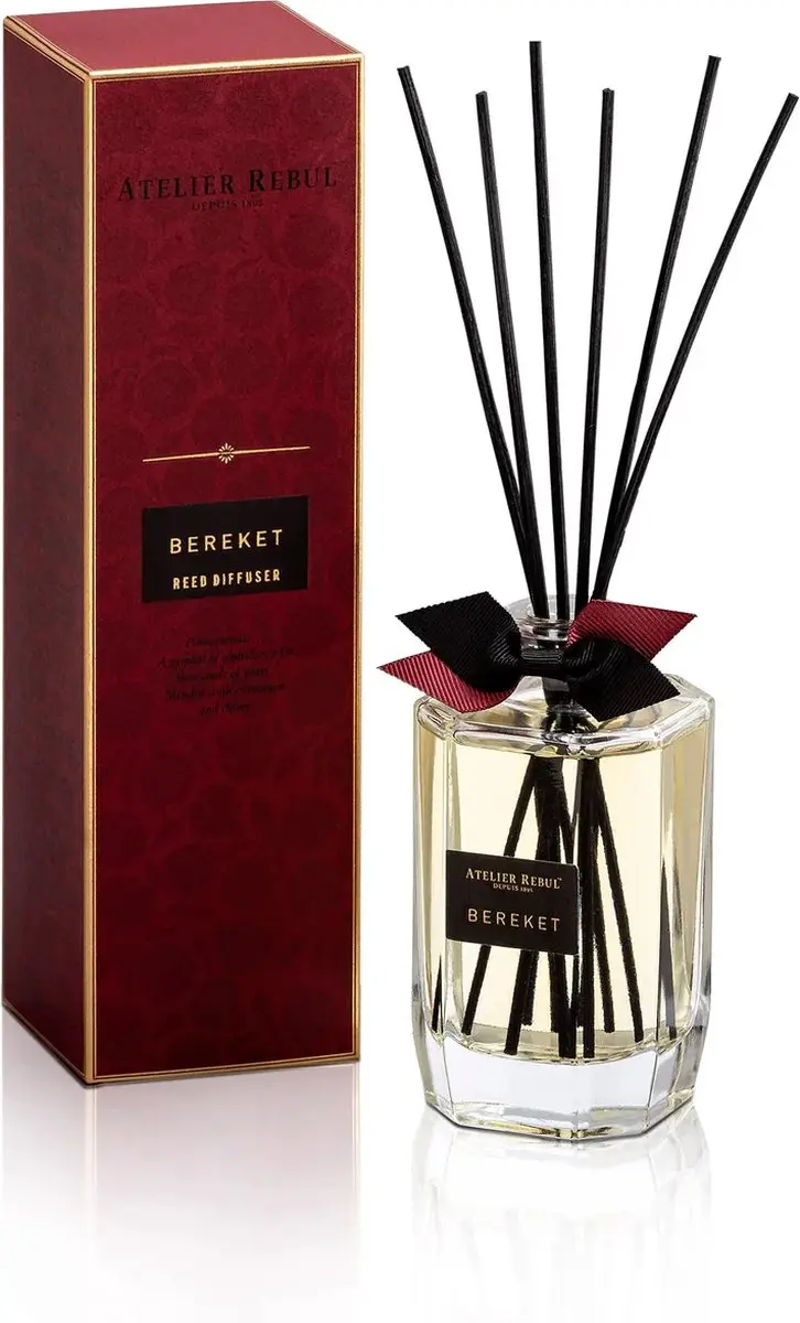 Atelier Rebul Bereket Geurstokjes 200ml - Rood