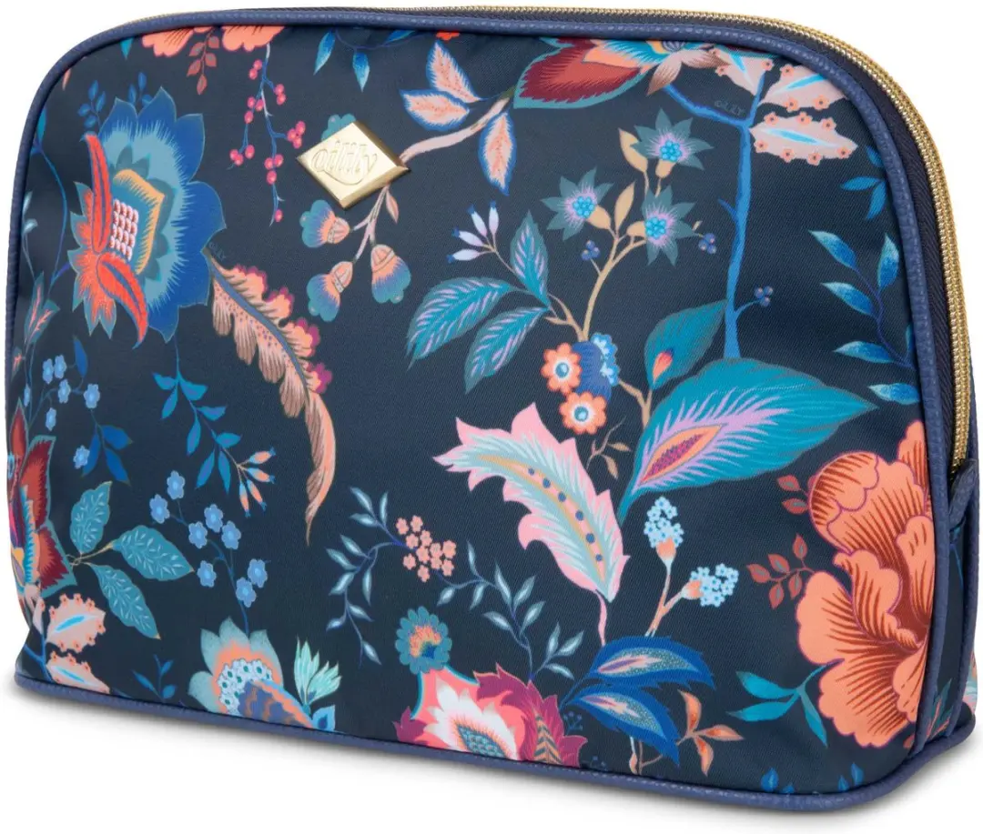 Oilily Chiara Make-up Tas - Blauw - 3 Vakken