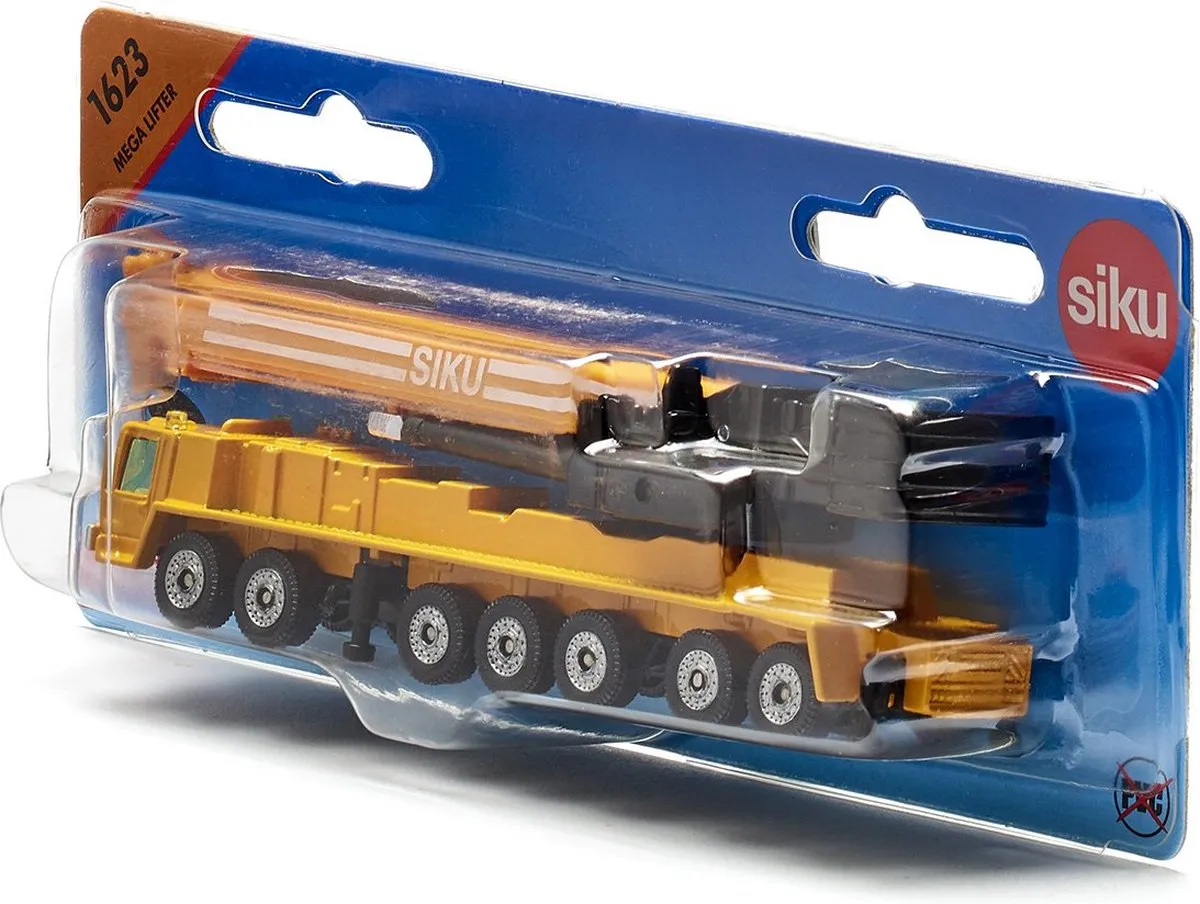 SIKU 1623 Kraanwagen Mega Lifter - Oranje