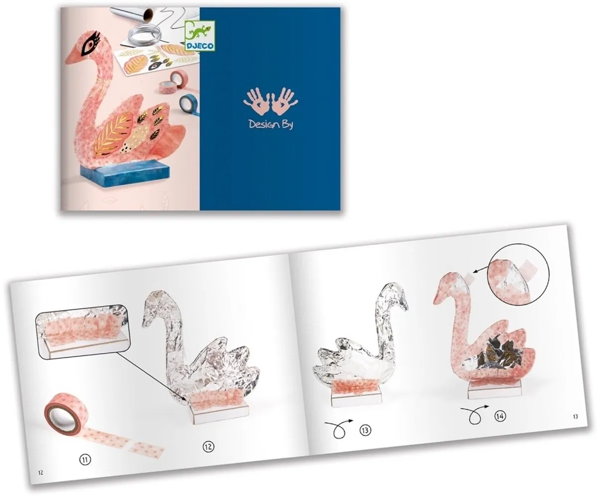 Djeco The Swan Workshops - Multi kleur - afbeelding 6 van 6