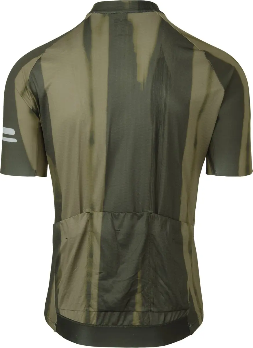AGU Vertical Paint Fietsshirt Performance Heren - Strategy Green - XXXL