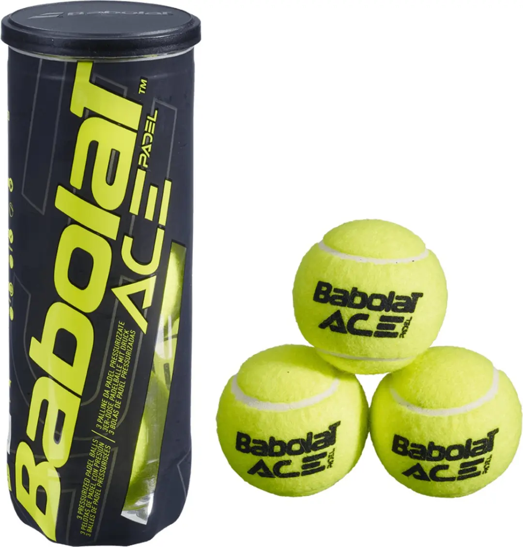 Babolat Ace Padelballen - 3 Stuks - Multicolor