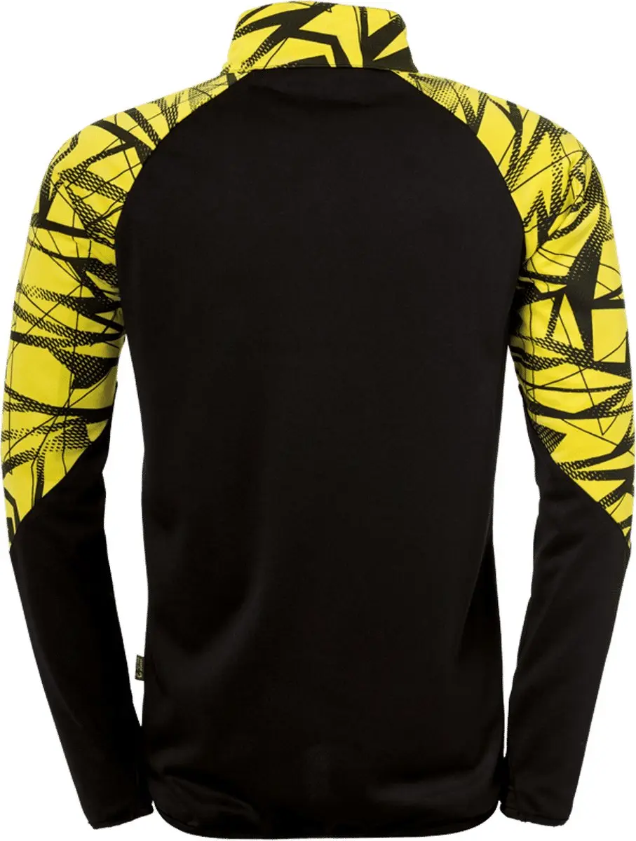 Uhlsport Goal 25 Ziptop Heren - L - Zwart/Limoen