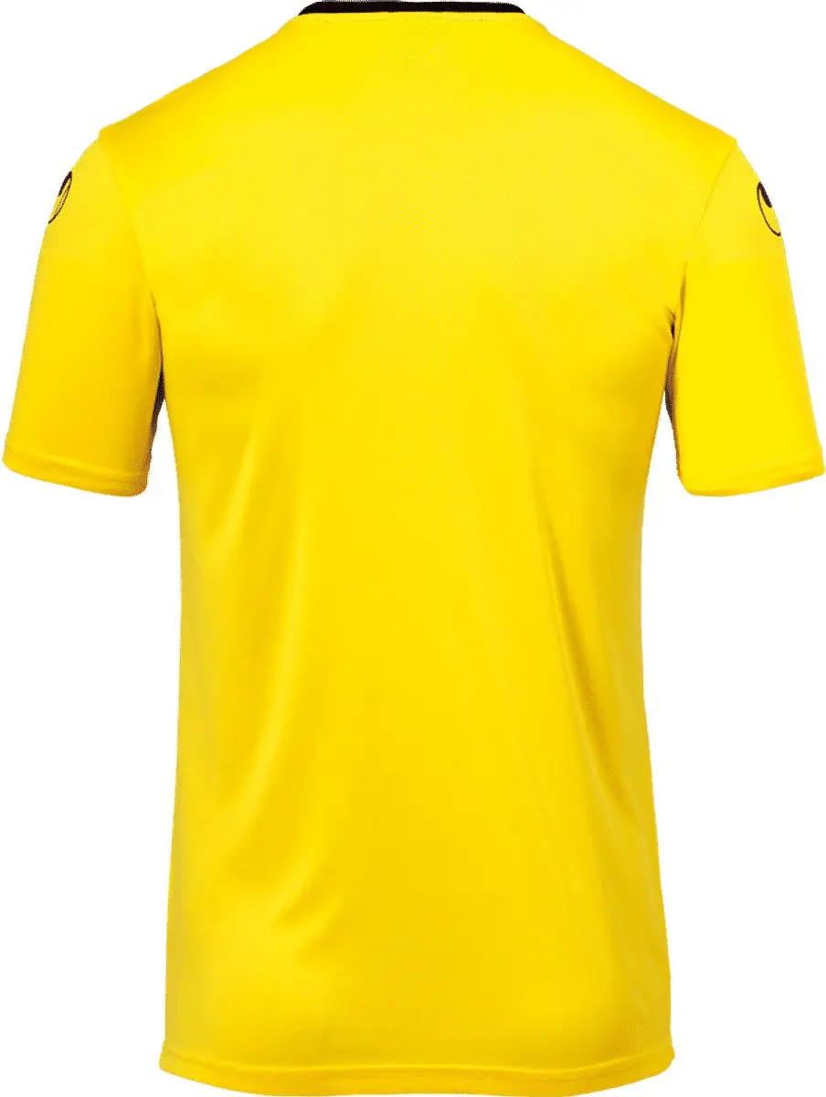 Uhlsport Offense 23 T-Shirt Heren - Limoen/Zwart/Antraciet 3XL