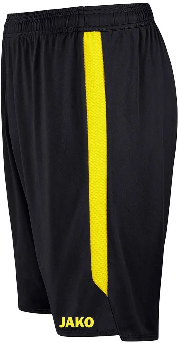 Jako Power Short Junior 116 - Zwart/Geel