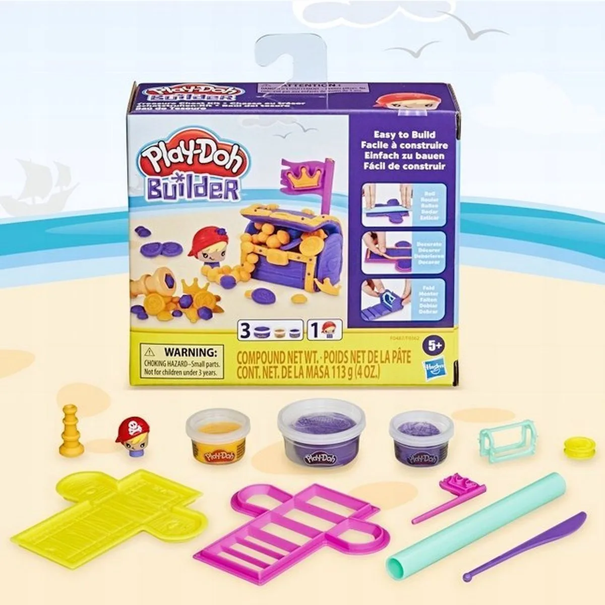 Hasbro Play-Doh Builder Piraat Bouwset