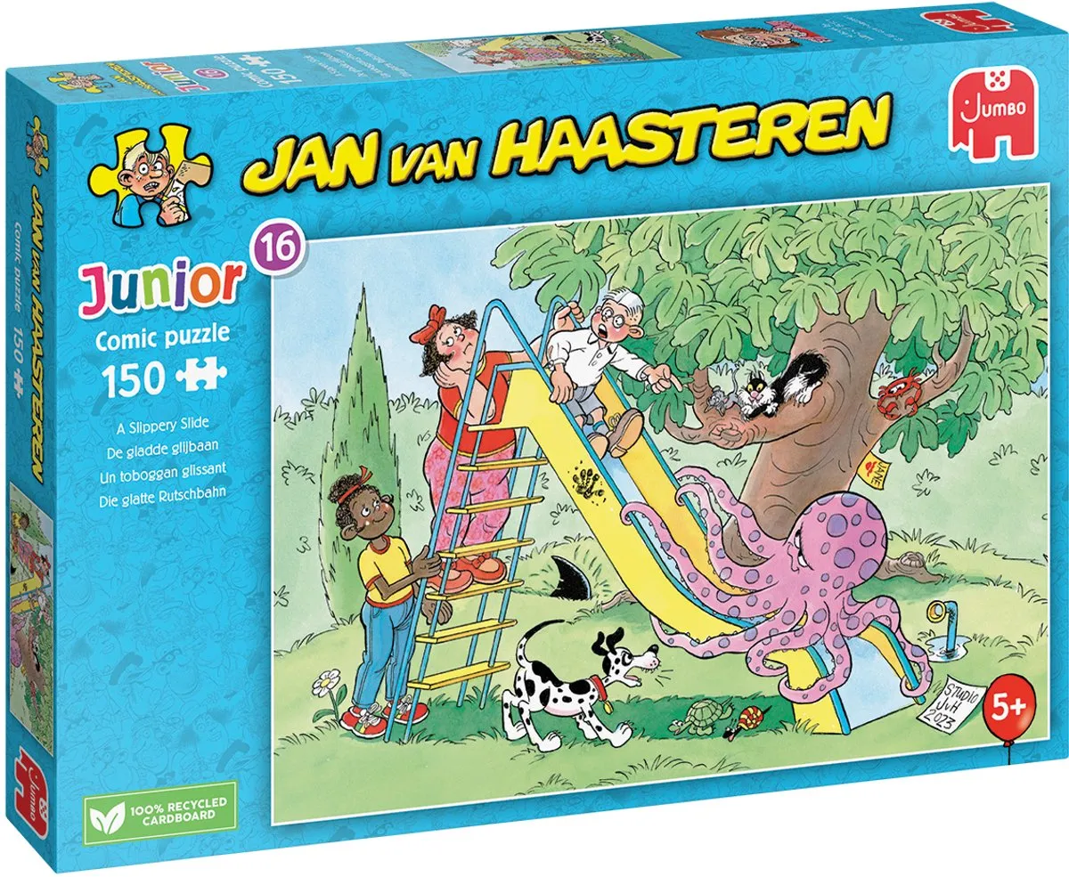 Jumbo Jan van Haasteren Junior Gladde Glijbaan Puzzel 150 Stukjes