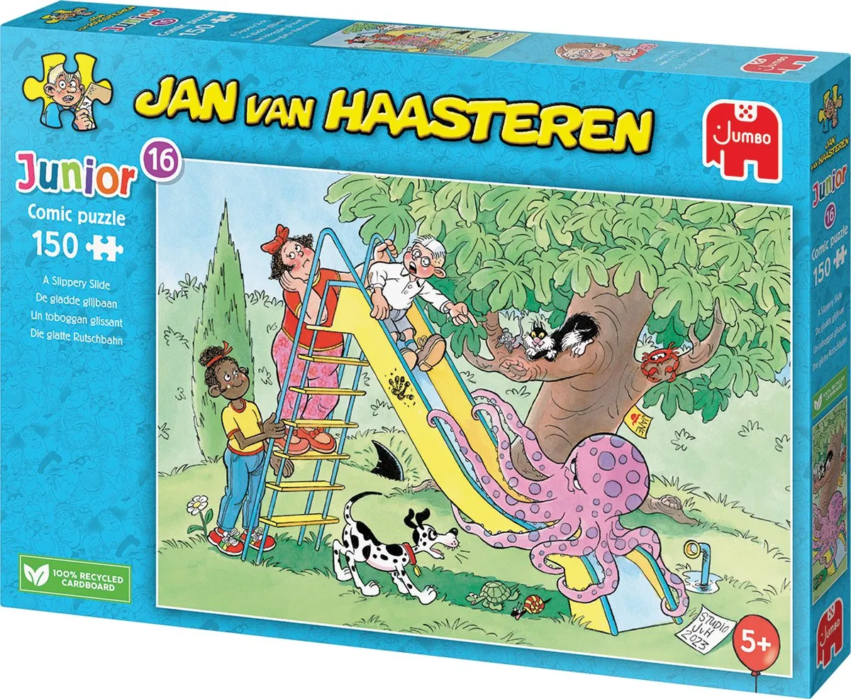 Jumbo Jan van Haasteren Junior Gladde Glijbaan Puzzel 150 Stukjes
