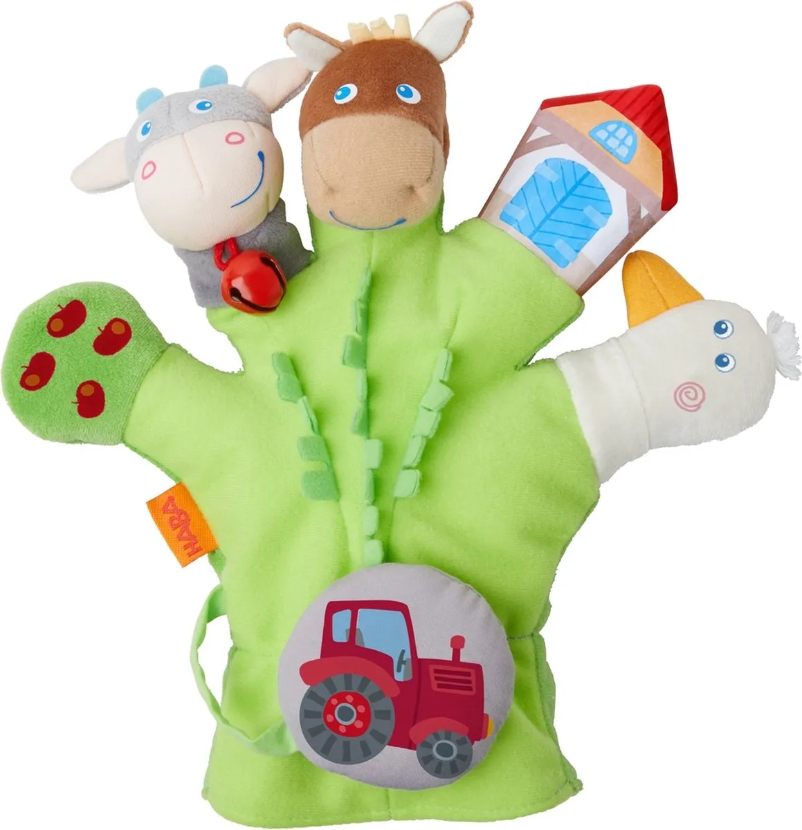 Haba Speelhandschoen Boerderij 25cm - Groen