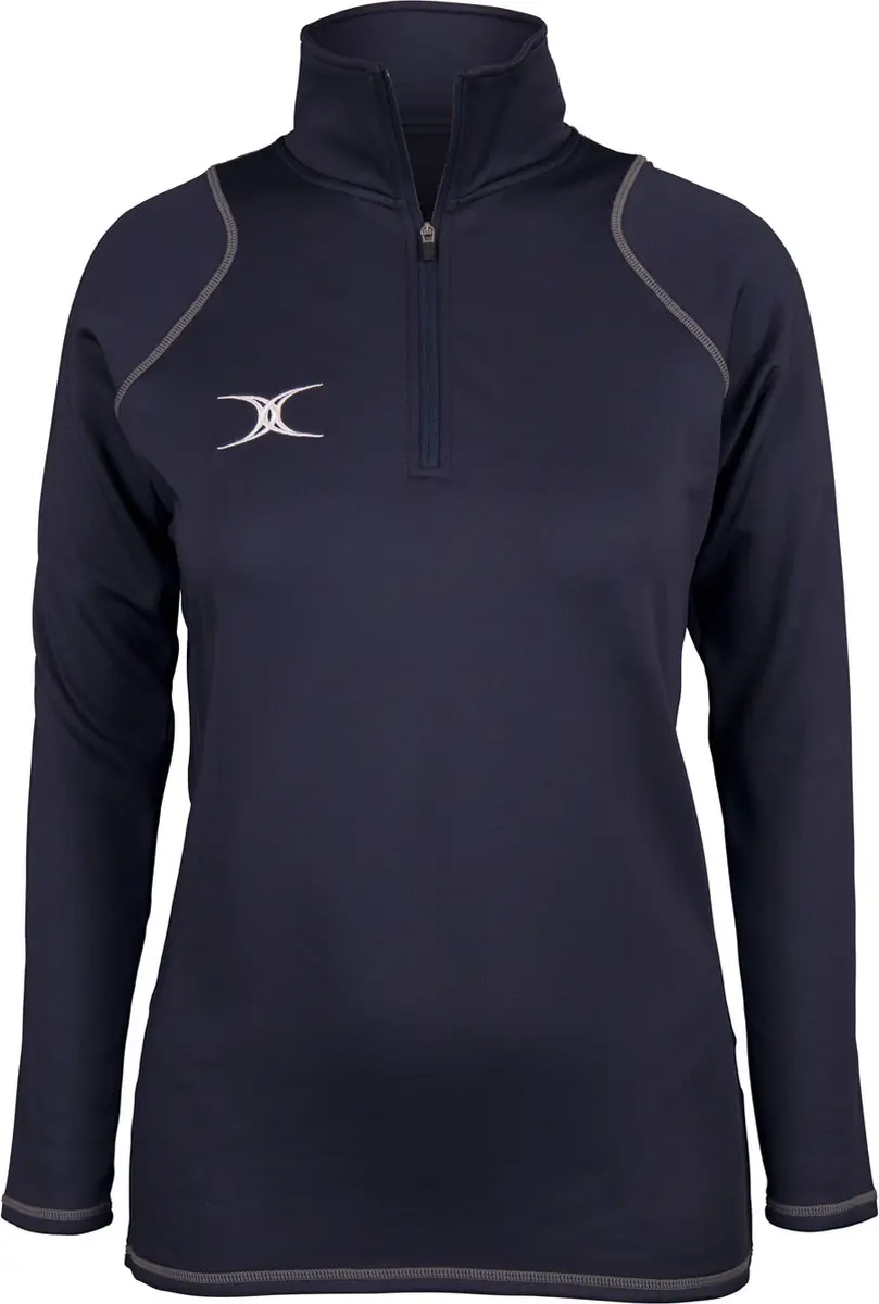 Gilbert Top Quest 2 Korte Rits Fleece Dames Donker Navy