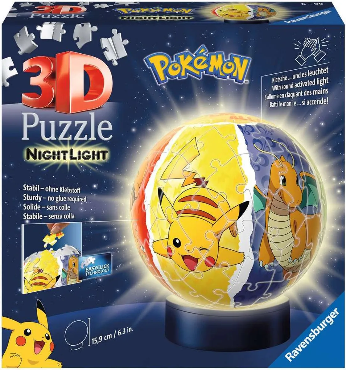 Ravensburger Pokémon 3D Puzzel 72 Stuks - Multicolor
