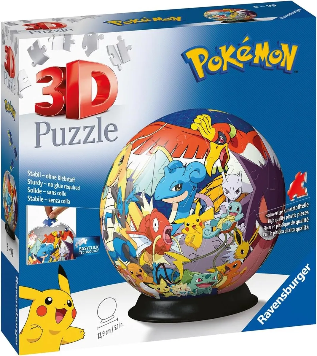 Ravensburger Pokémon 3D Puzzel 72 Stuks - Multicolor