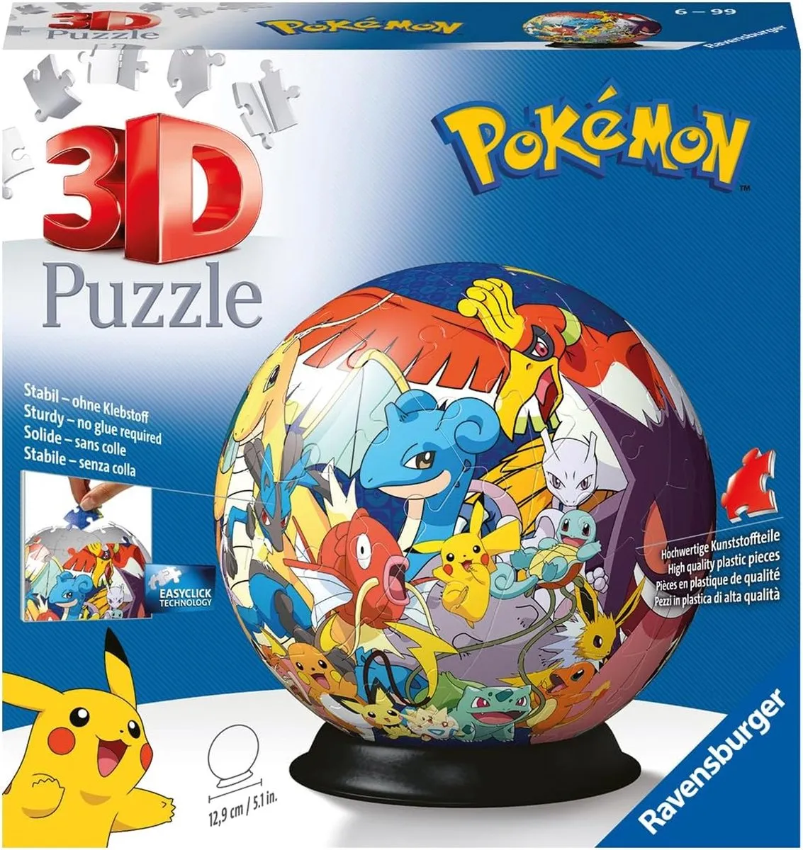 Ravensburger Pokémon 3D Puzzel 72 Stuks - Multicolor