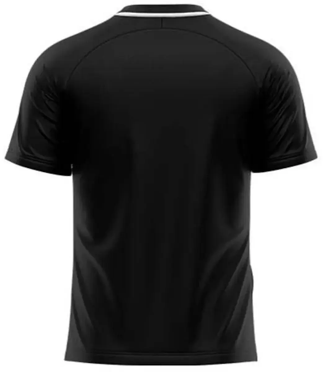 Givova Streep Sport-T-shirt - M - Zwart/Wit