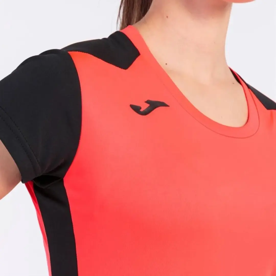Joma Record II Fluor T-shirt Dames - XL - Koraalgroen