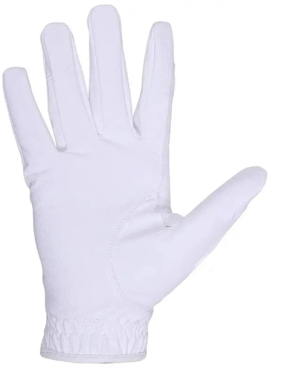 QHP Handschoen Glitz White - M - afbeelding 6 van 6