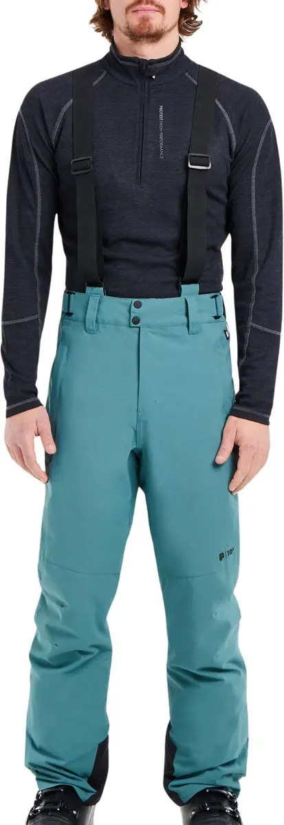 Protest Owens Skibroek Heren S - Waterafstotend 10K - Atlantic Green - afbeelding 6 van 6