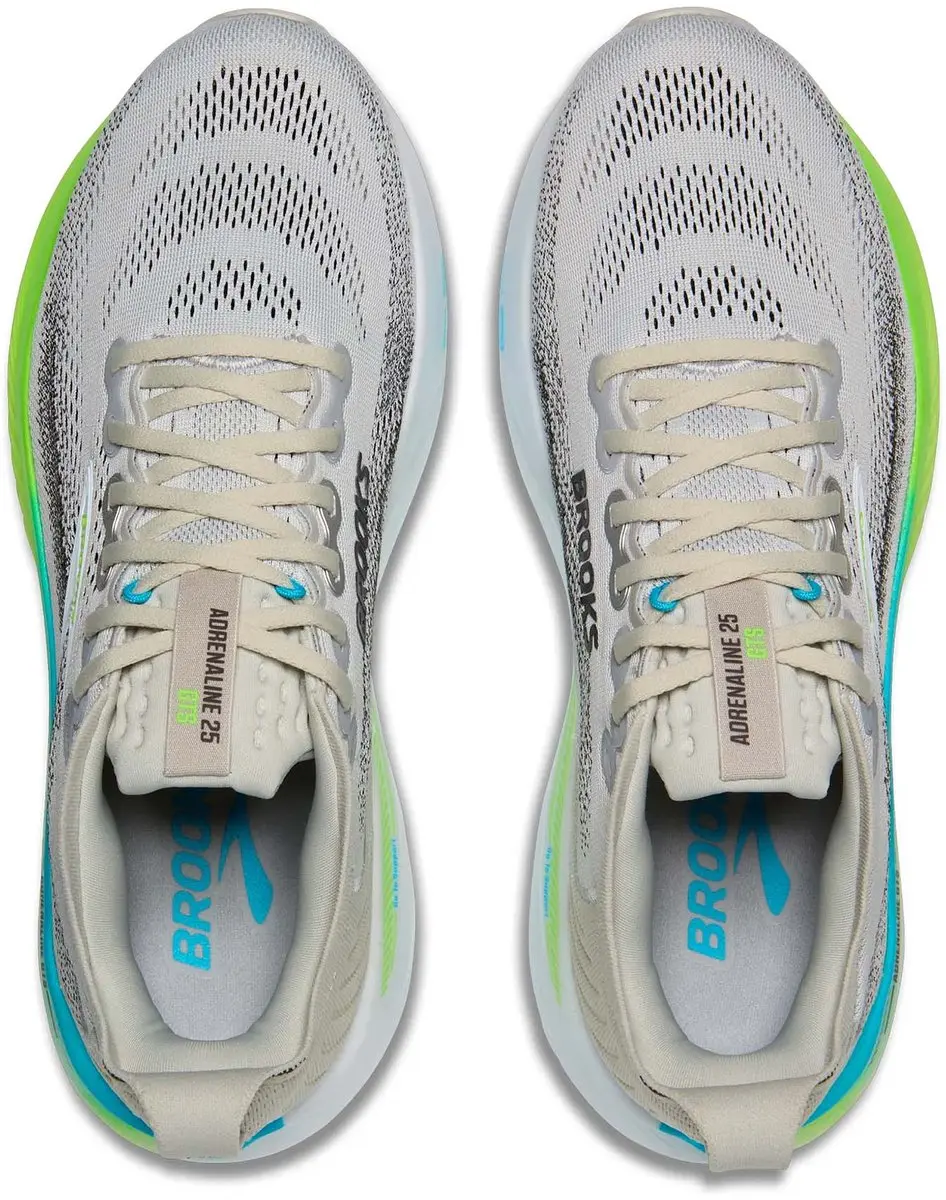Brooks Adrenaline GTS Sportschoenen 45.5 - Grijs/Wit/Blauw