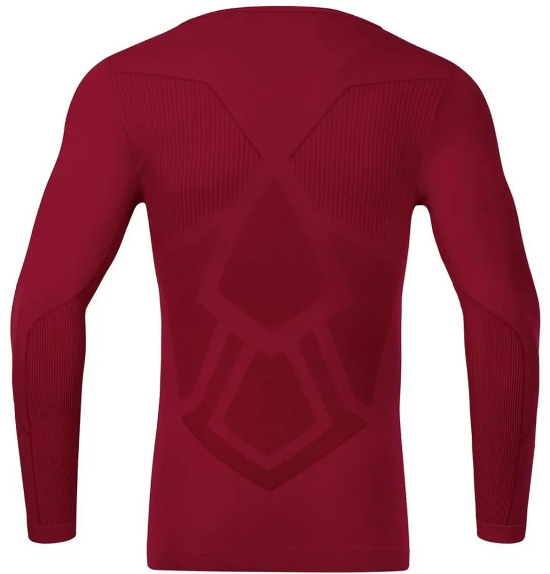 Jako Comfort 2.0 Longsleeve Heren - M - Wijnrood